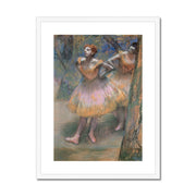 Two Dancers Framed & Mounted Print