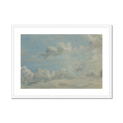 Cloud Study Framed & Mounted Print