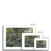 Bathers at La Grenouillère Framed & Mounted Print