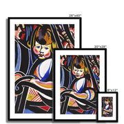 Child in Rocker Framed & Mounted Print