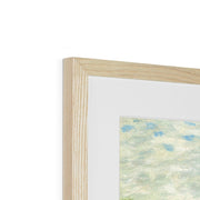 The Artist's Garden in Argenteuil, A Corner of the Garden with Dahlias Framed & Mounted Print