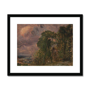 A View at Hampstead with Stormy Weather Framed & Mounted Print