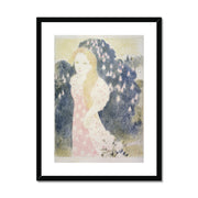 The twilight has a softness of old paint Framed & Mounted Print