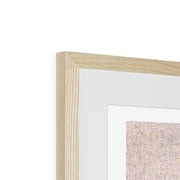 Goshawk on Snow-covered Pine Bough Framed & Mounted Print