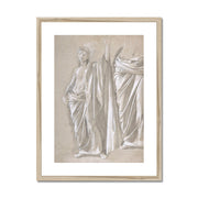 Study of a Draped Figure Framed & Mounted Print