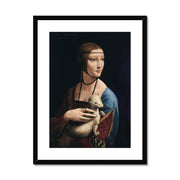 Lady with an Ermine Framed & Mounted Print
