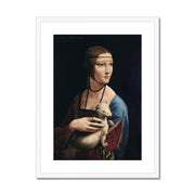 Lady with an Ermine Framed & Mounted Print