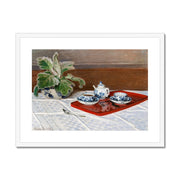 Still Life, Tea Service Framed & Mounted Print