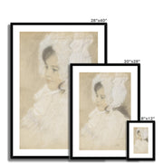 Portrait of a Child (Marie Moll) Framed & Mounted Print