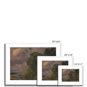 A View at Hampstead with Stormy Weather Framed & Mounted Print