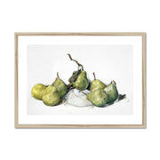 Green Pears Framed & Mounted Print