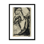 Portrait of a Young Woman Framed & Mounted Print