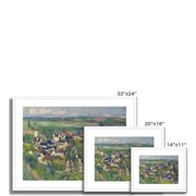 Auvers, Panoramic View Framed & Mounted Print