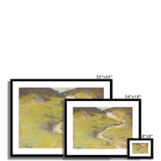 Pathway in a Field Framed & Mounted Print