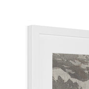 Actors in the Noh theater play Eboshiori 1 Framed & Mounted Print