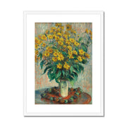 Jerusalem Artichoke Flowers Framed & Mounted Print