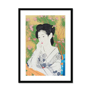 At a Hot Springs Inn Framed & Mounted Print