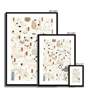 Cats Framed & Mounted Print