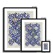 Watercolour for Printed Fabric Design: Wey Famous Artwork Framed & Mounted Print