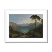 Lake Avernus: Aeneas and the Cumaean Sibyl Framed & Mounted Print