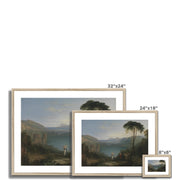 Lake Avernus: Aeneas and the Cumaean Sibyl Framed & Mounted Print