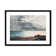 Breaking Storm, Coast of Maine Framed & Mounted Print