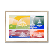 Trees (from series, the Mathematical Basis of the Arts) Framed & Mounted Print