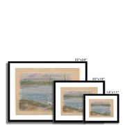 Four Geese by the River Framed & Mounted Print