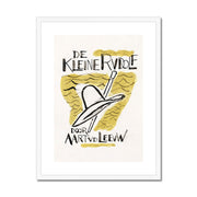 Ontwerp voor boekband van De Kleine Rudolf door Aart van der Leeuw  Framed & Mounted Print