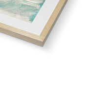 Aesthetic cloud painting background Framed & Mounted Print