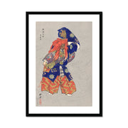 Actor in the Role of the Dragon God Kasuga Framed & Mounted Print