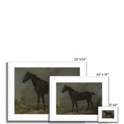 Golding Constable's Black Riding-Horse Framed & Mounted Print
