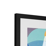 Green Squares (from series, the Mathematical Basis of the Arts) Framed & Mounted Print