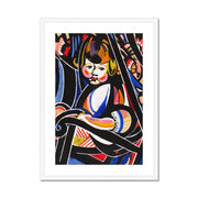 Child in Rocker Framed & Mounted Print