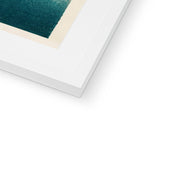 The ukiyo-e illustration, Camellia and Nightingale Framed & Mounted Print