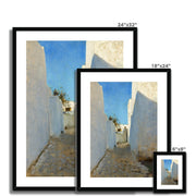 A Moroccan Street Scene Framed & Mounted Print