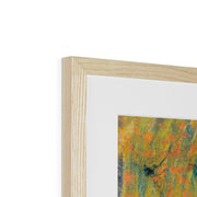 Woman Combing Her Hair Framed & Mounted Print