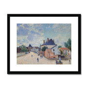 Street in Moret Framed & Mounted Print