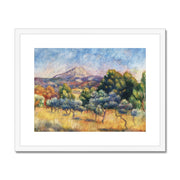 Montagne Sainte-Victoire (Paysage) Framed & Mounted Print