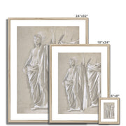 Study of a Draped Figure Framed & Mounted Print