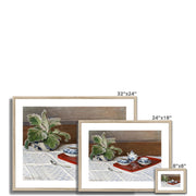 Still Life, Tea Service Framed & Mounted Print