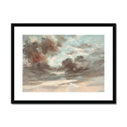 Cloud Study, Stormy Sunset Framed & Mounted Print