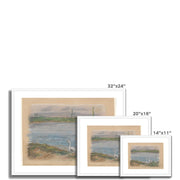 Four Geese by the River Framed & Mounted Print