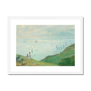 Cliffs at Pourville Framed & Mounted Print