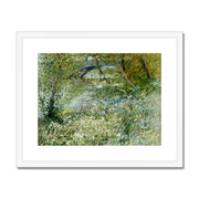 River Bank in Springtime Framed & Mounted Print