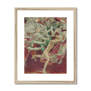 Study for the Museum of Fine Arts, Boston, Murals: Orestes and the Furies Framed & Mounted Print