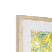 The Path through the Irises Framed & Mounted Print