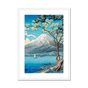 Mount Fuji from Lake Yamanaka Framed & Mounted Print