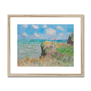 Cliff Walk at Pourville Framed & Mounted Print