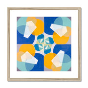 Green Squares (from series, the Mathematical Basis of the Arts) Framed & Mounted Print